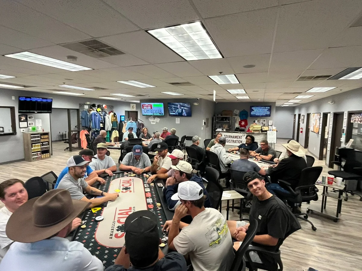 Amarillo Social Club poker room